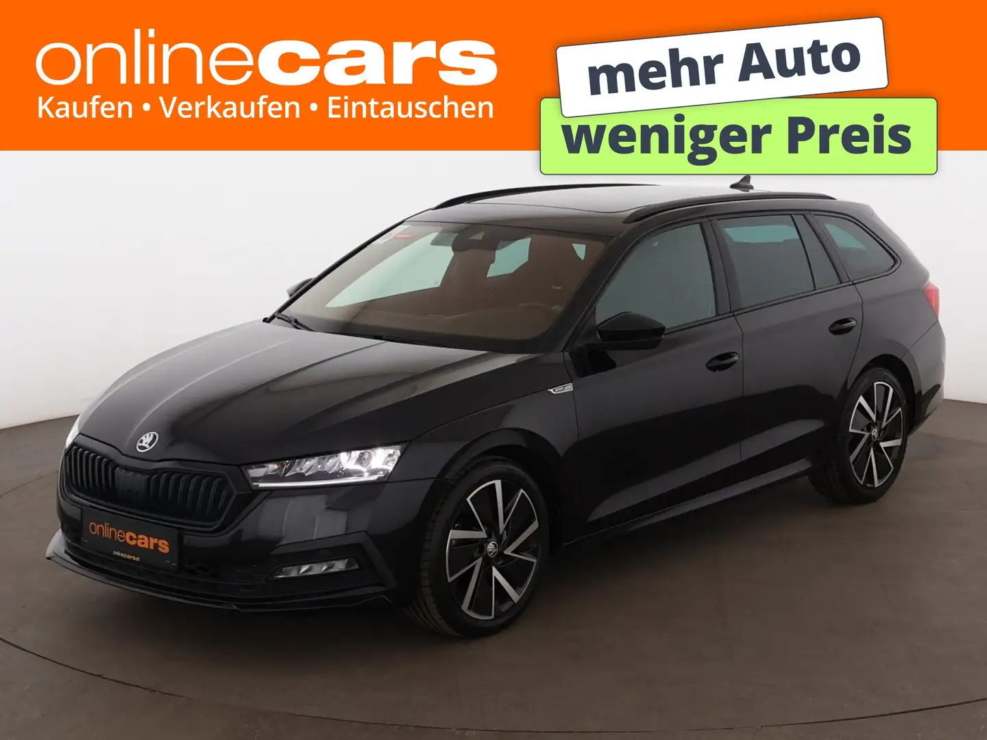 Skoda Octavia Combi 2.0 TDI Sportline Aut LED HEAD-UP Schwarz - 1