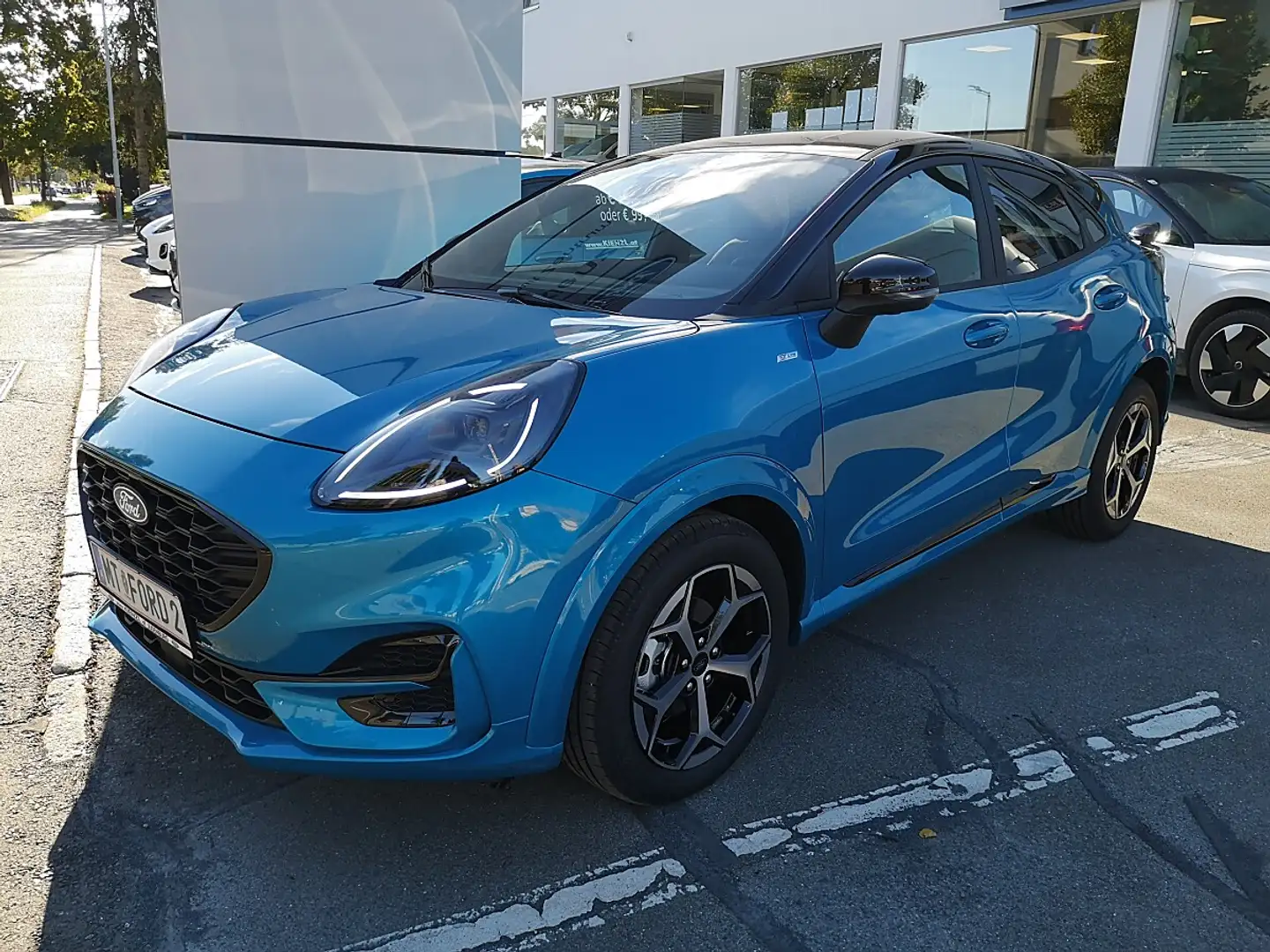 Ford Puma 1,0 EcoBoost Hybrid ST-Line Blau - 1
