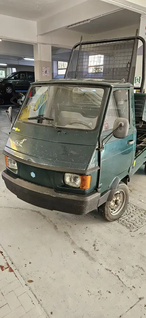 Piaggio Ape Poker con ribaltabile Zöld - 1