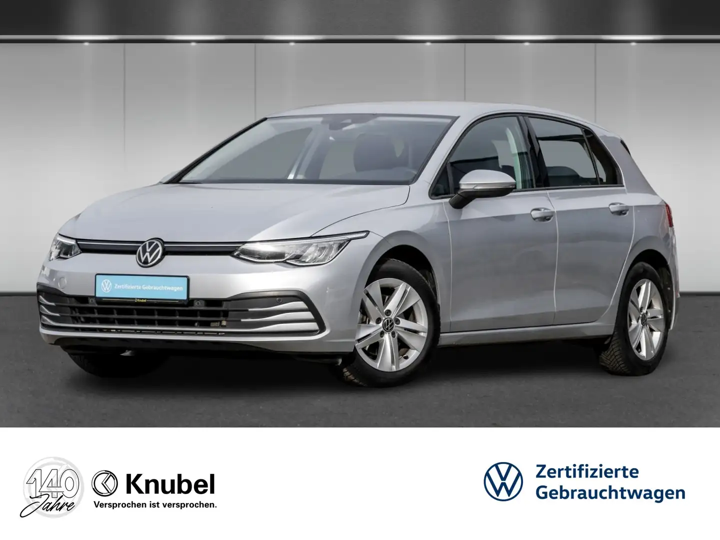 Volkswagen Golf VIII Life 1.5 eTSI DSG LED AHK ACC Dig.Cockpit Silber - 1