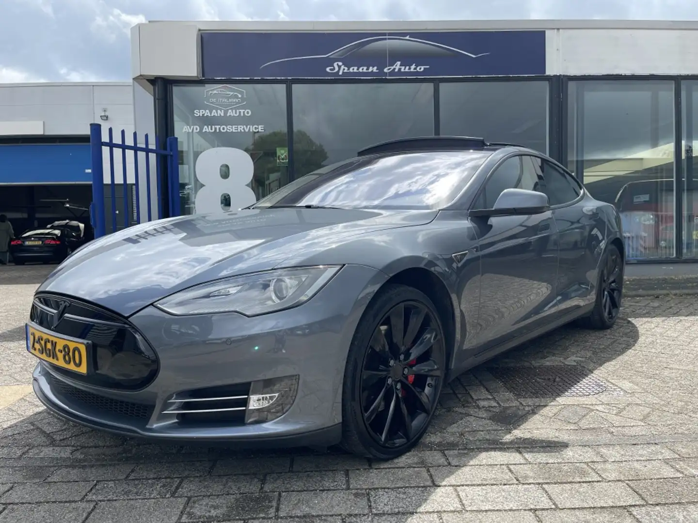 Tesla Model S motors Performance | FREE SUPERCHA 85 Performance Gris - 2