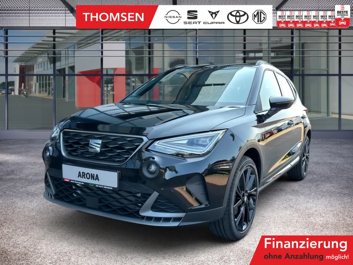 SEAT Arona 1.5 TSI FR DSG ACC AUT LED Navi Virtual LM Schwarz - 1