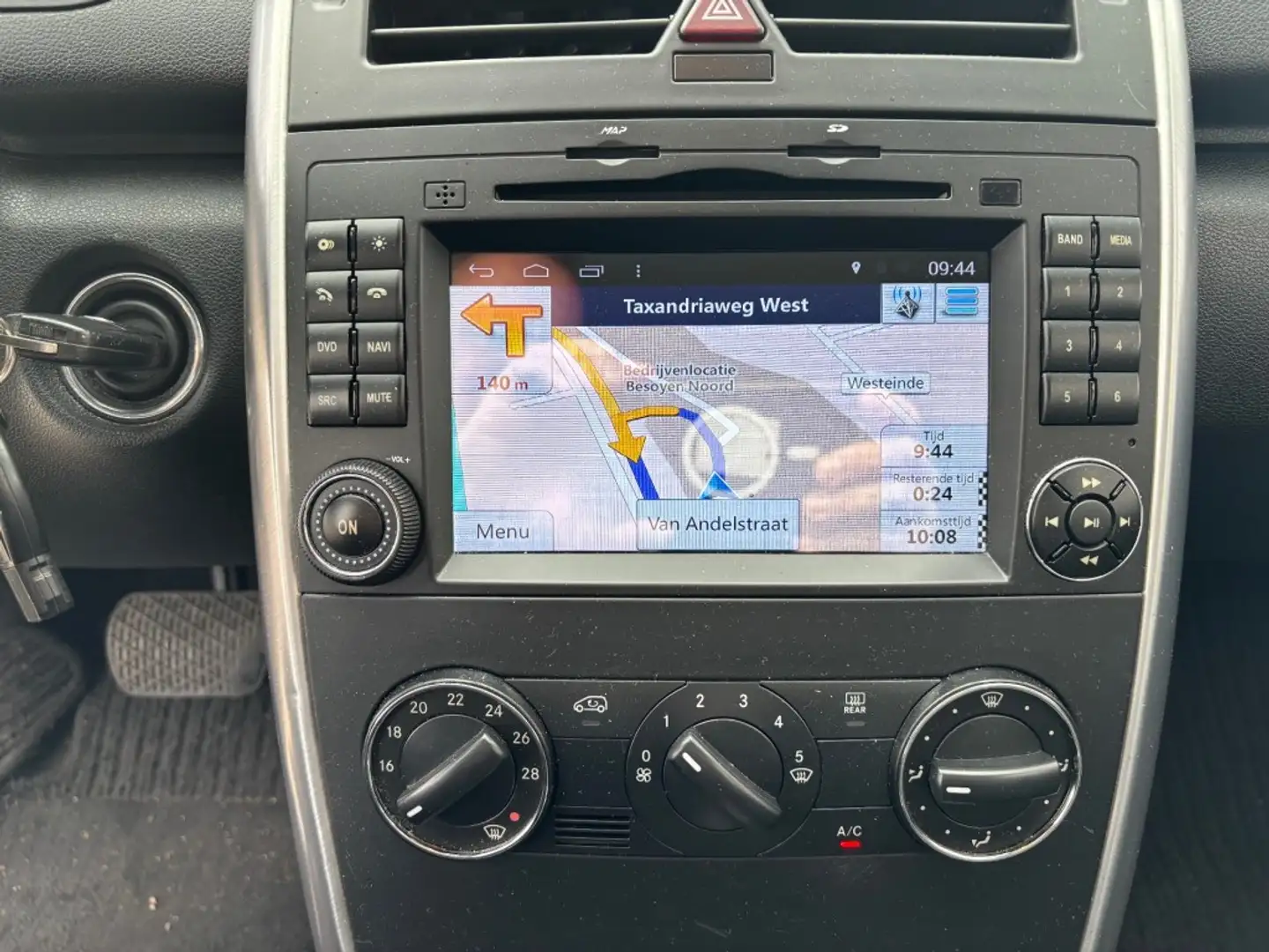 Mercedes-Benz A 160 160 BNS CL. AVANTGARDE NAVI AIRCO AUTOMAAT Noir - 2