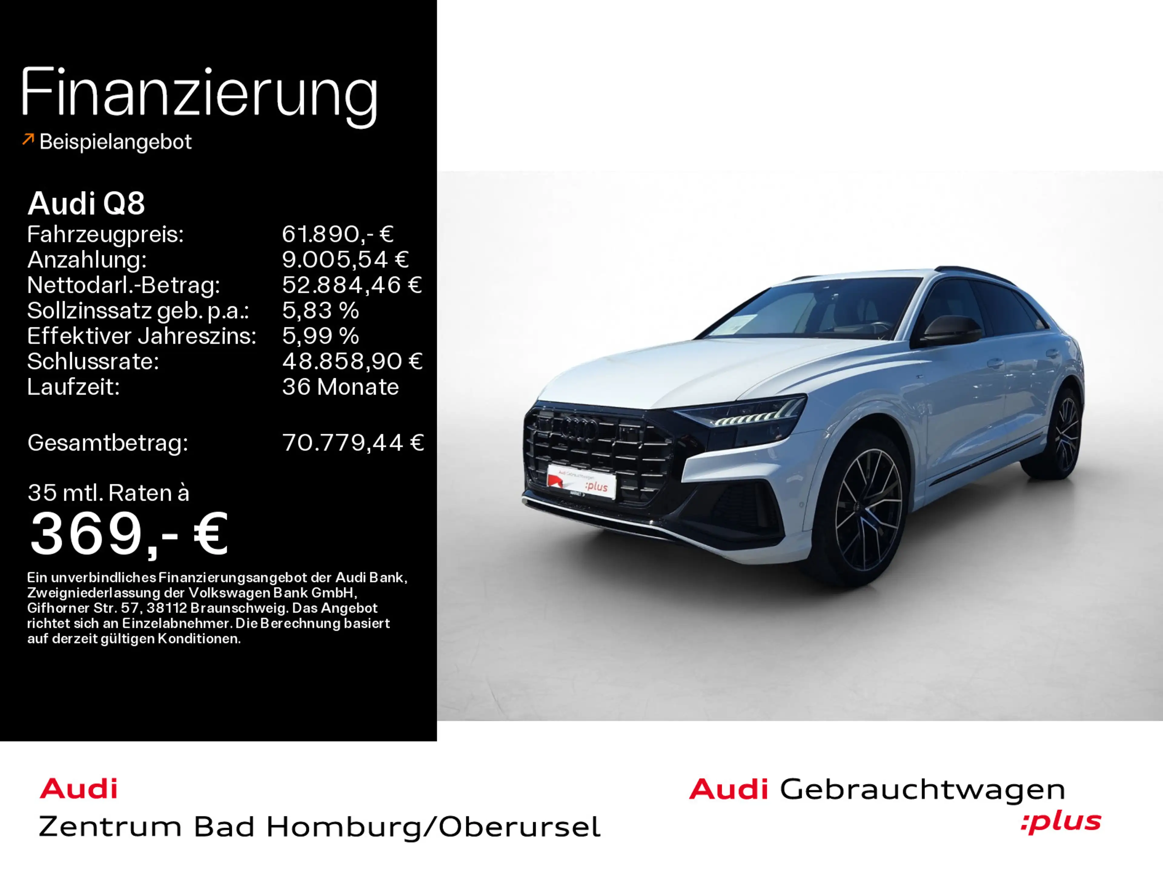 Audi Q8 SUV 50 TDI QUATTRO S-line*Standheizung*HUD*Pa