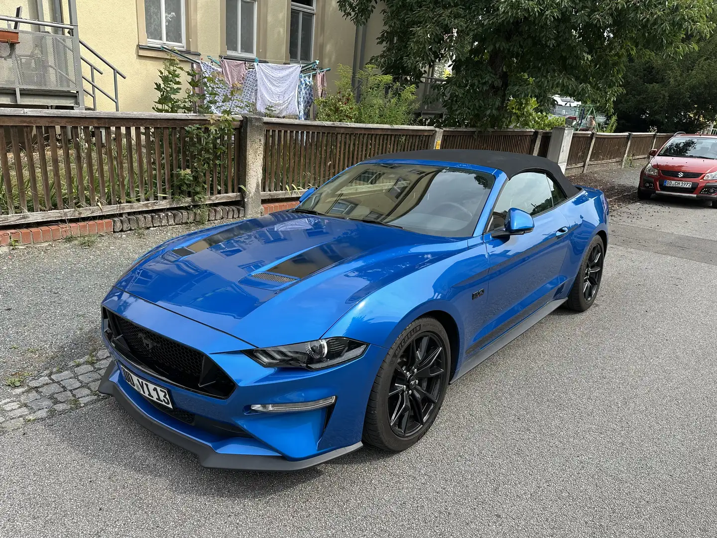 Ford Mustang GT Cabrio Werksgarantie 2027 voll 55 Jahre Edition Blue - 2