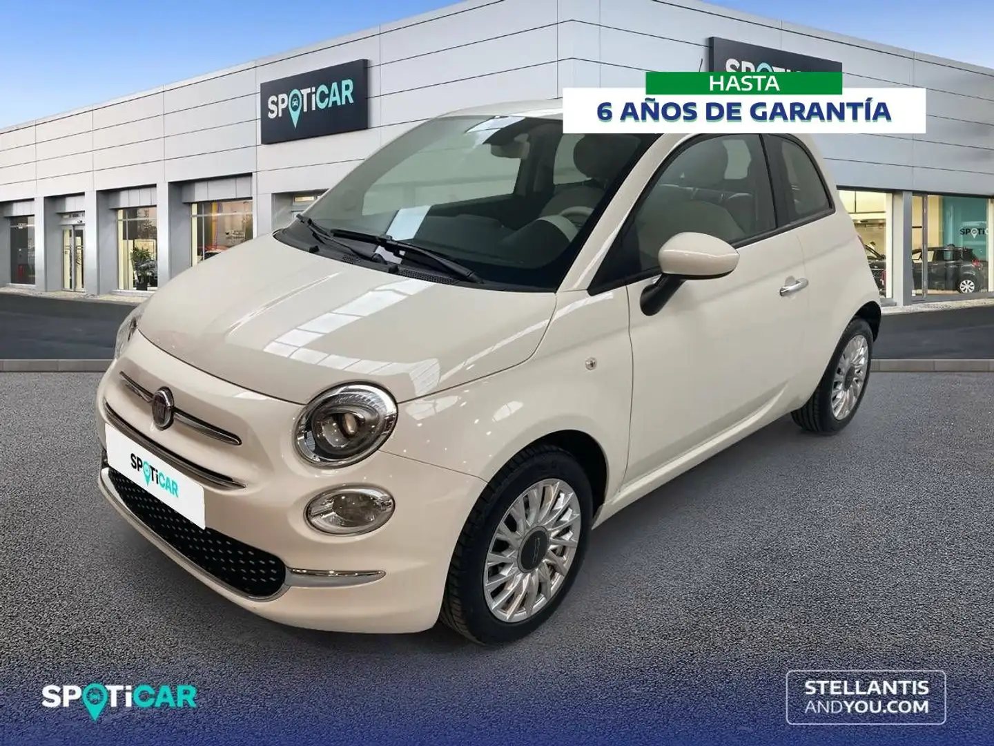 Fiat 500 1.2 Lounge MTA Bianco - 1