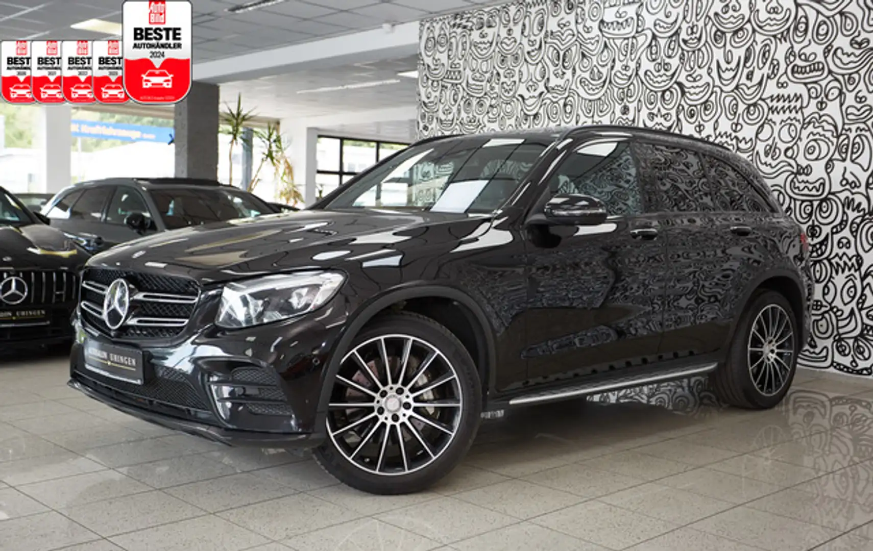 Mercedes-Benz GLC 250 d 9G-TRO*3x AMG SPORT*PANO*CARBON*DISTRO Czarny - 1