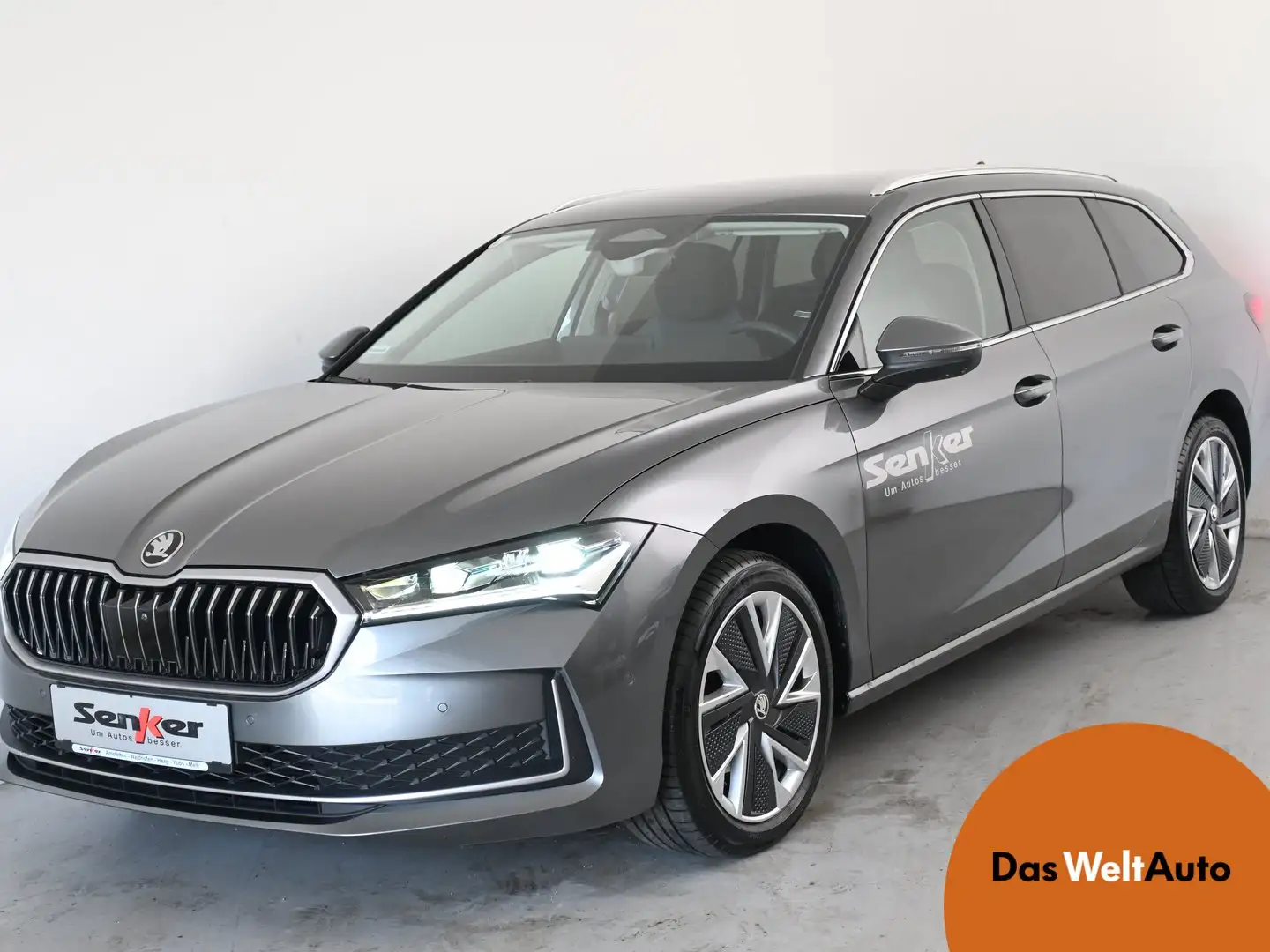 Skoda Superb Selection TDI DSG Gris - 1
