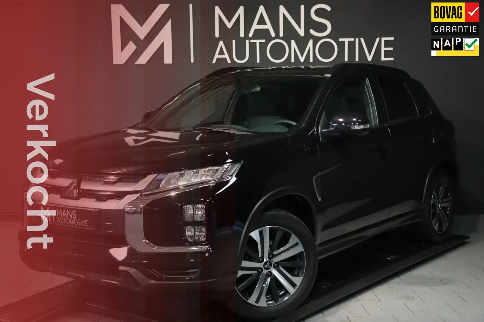 Mitsubishi ASX 2.0 / KEYLESS / DODEHOEK / LEDER / CAMERA / CARPLA Schwarz - 1