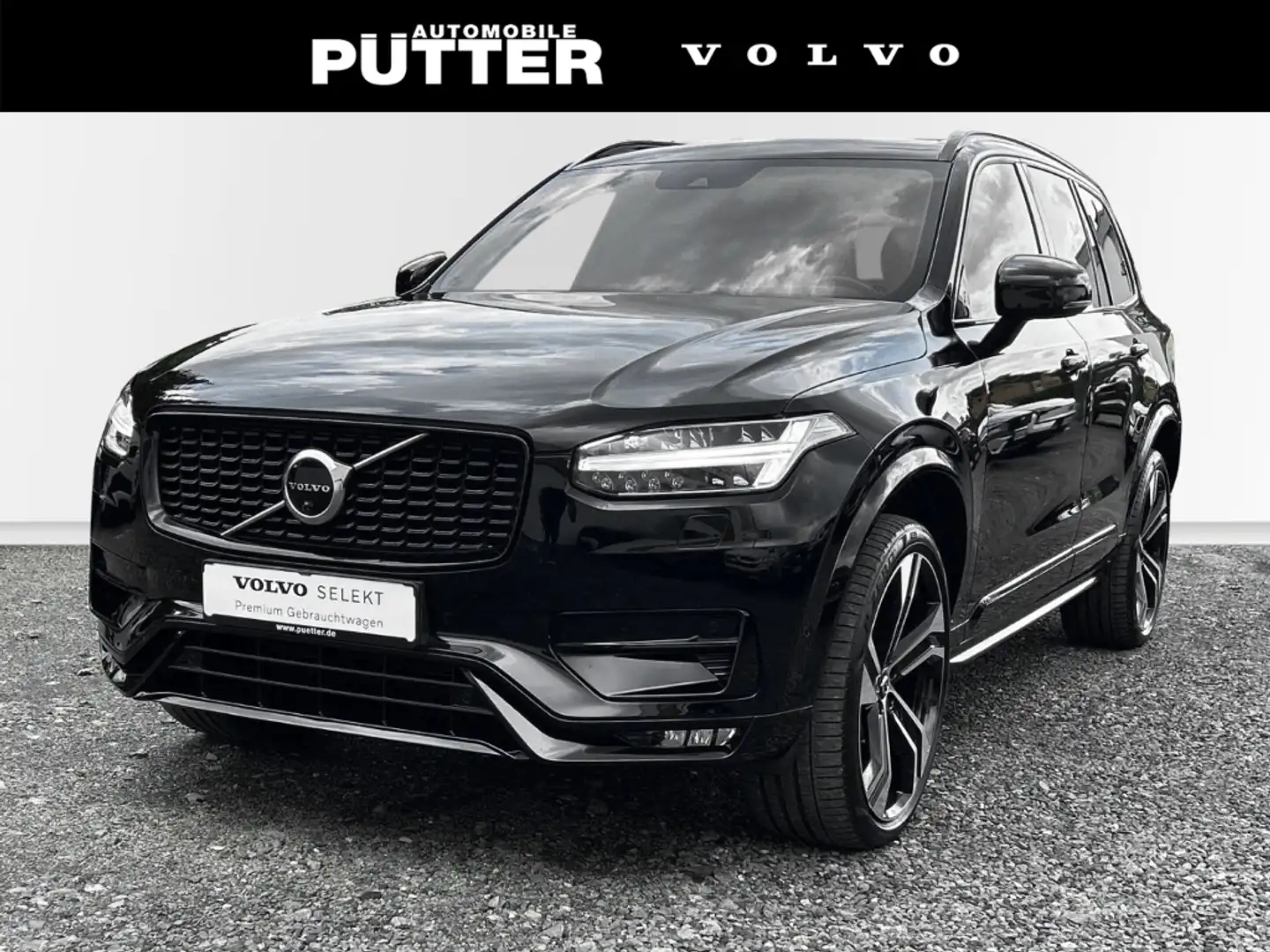 Volvo XC90 B5 Diesel AWD R-Design 22'' ACC AHK HUD 360 Kamera Чорний - 1