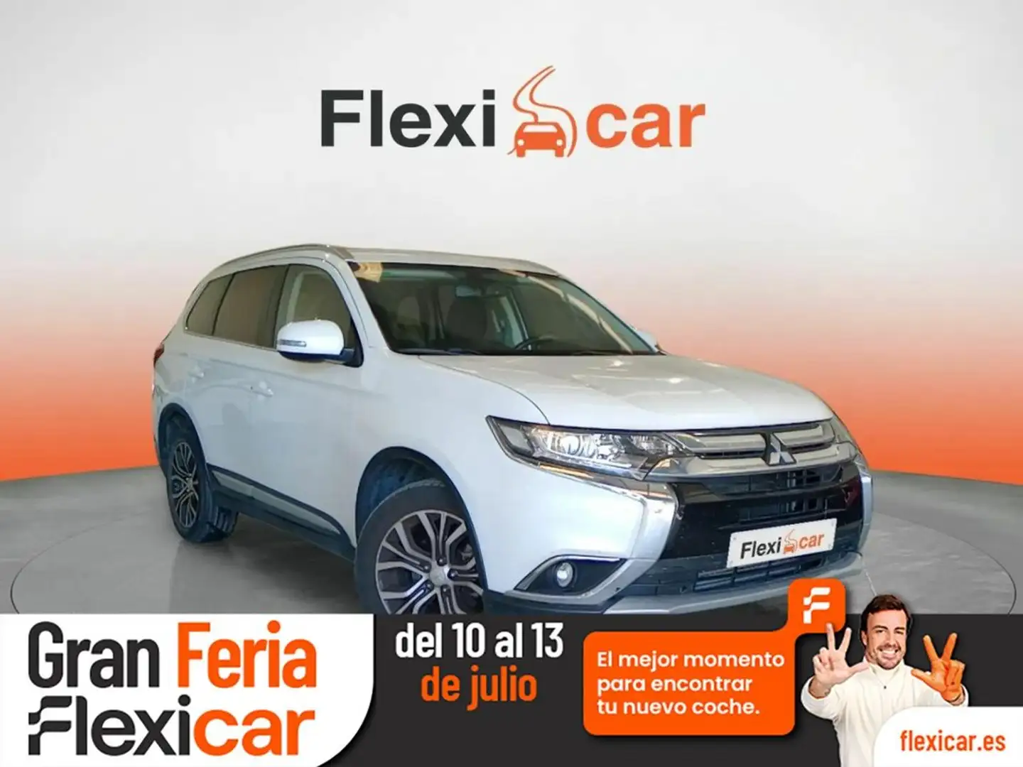 Mitsubishi Outlander 220DI-D Motion 2WD 7pl. Blanc - 1