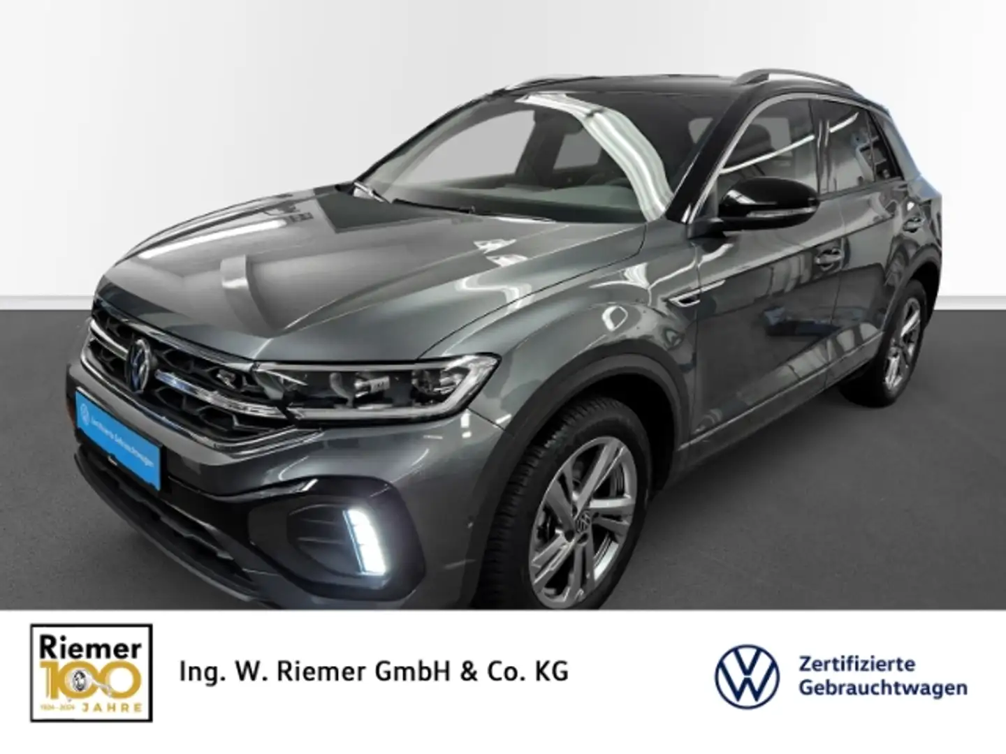 Volkswagen T-Roc 2.0 TDI R-Line DSG AHK ErgoActive Cam Gris - 1
