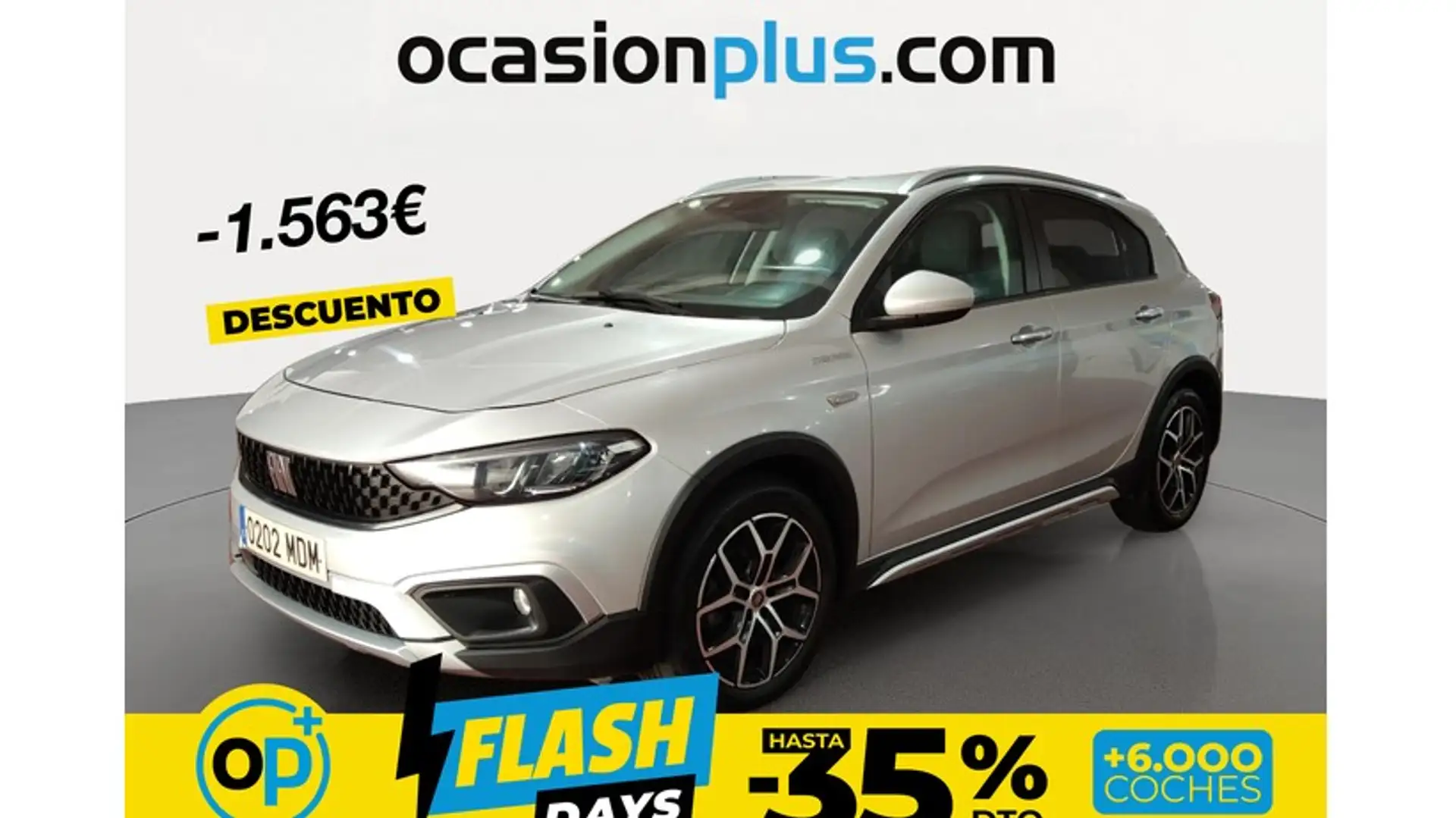 Fiat Tipo 1.5 Hybrid Cross DCT 96KW Argent - 1