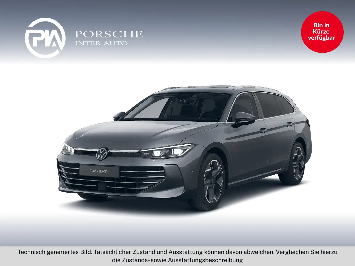 Volkswagen Passat Variant Elegance eTSI DSG Grau - 1