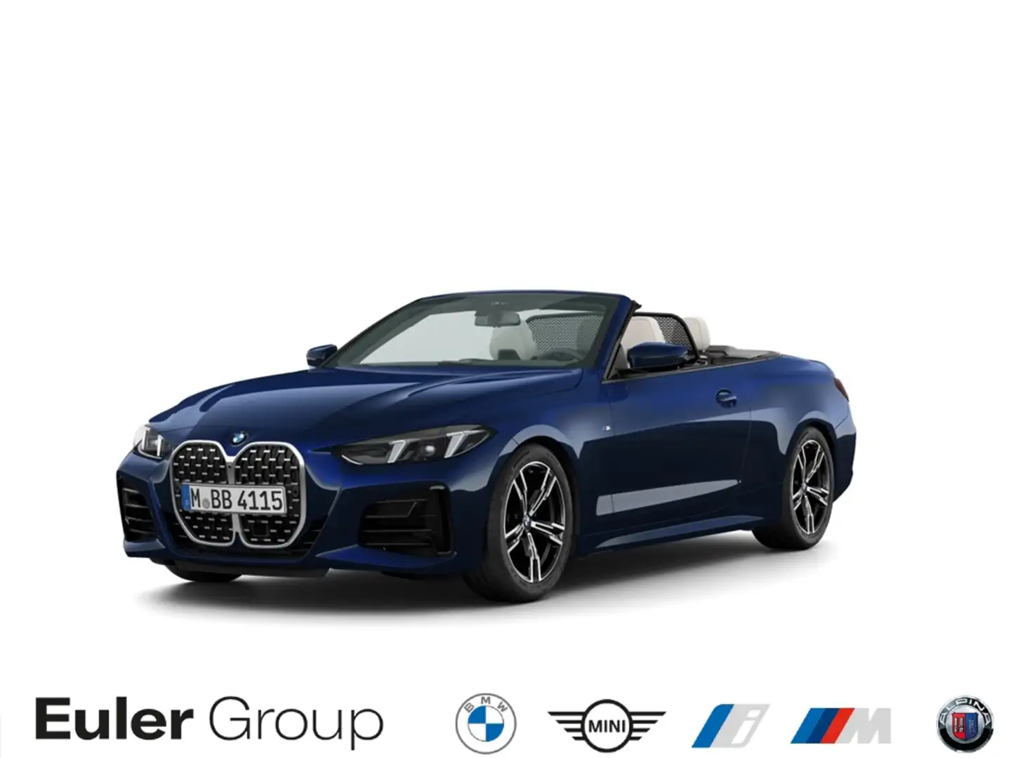 BMW 430 iA xDrive M-Sport Cabri Sportpaket Navi Leder Digi Blau - 1