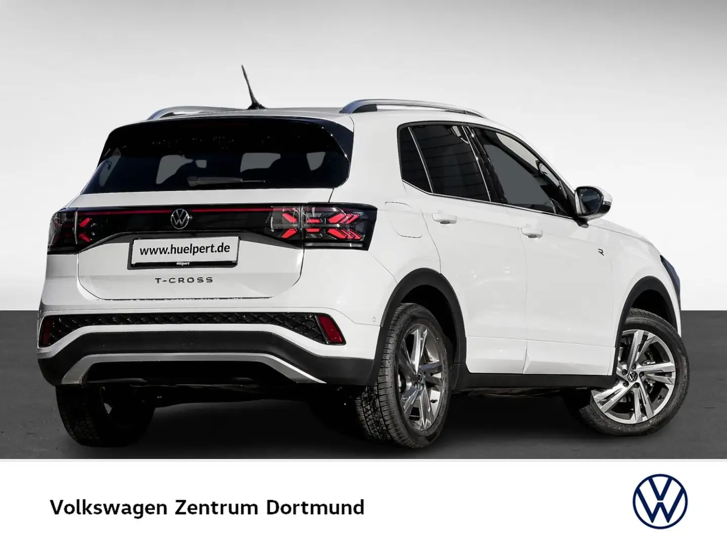 Volkswagen T-Cross 1.0 R-LINE DSG ALLWETTERREIFEN AHK CAM Weiß - 2