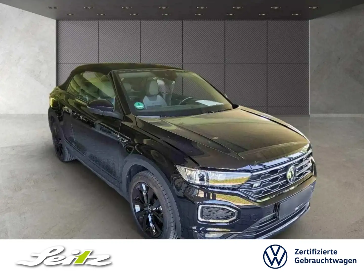 Volkswagen T-Roc Cabriolet 1.5 TSI R-Line *LED*NAVI*PARKSENSOR* Schwarz - 1