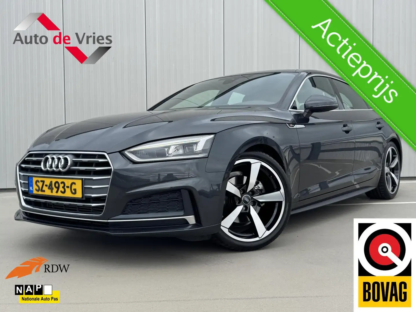 Audi A5 Sportback 2.0 TFSI MHEV Sport S-line Edition|NL-Au Gris - 1