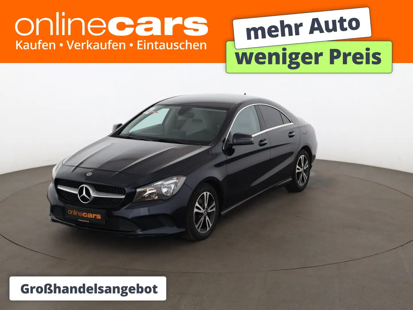 Mercedes-Benz CLA 180 BlueEfficiency LEDER NAVI R-CAM TEMPOMAT Blau - 1