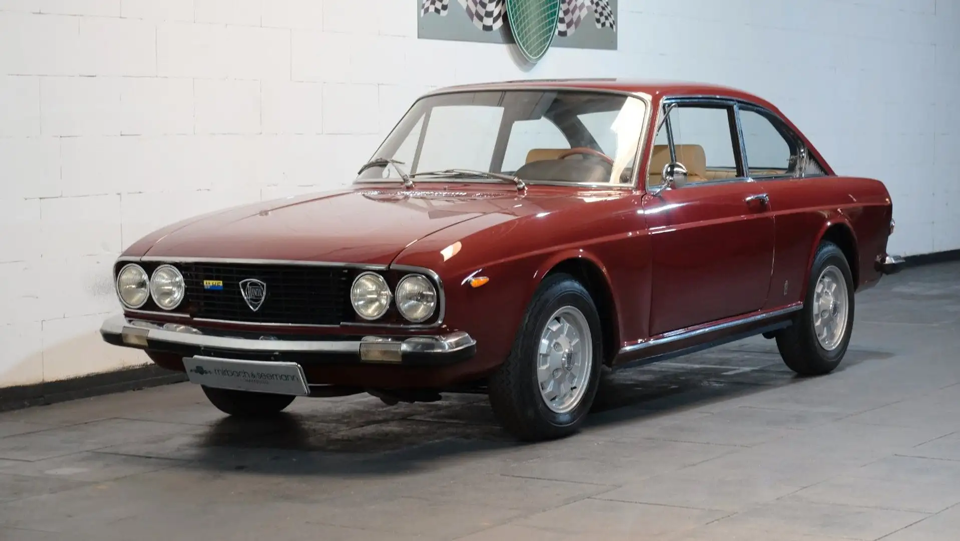 Lancia Flavia 2000 HF Coupé edel und im schönen Zustand Rouge - 1