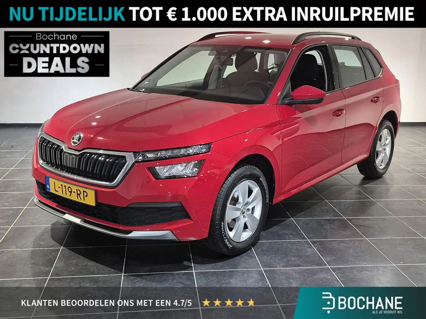 Skoda Kamiq 1.0 TSI Ambition | Apple carplay | Rood - 1