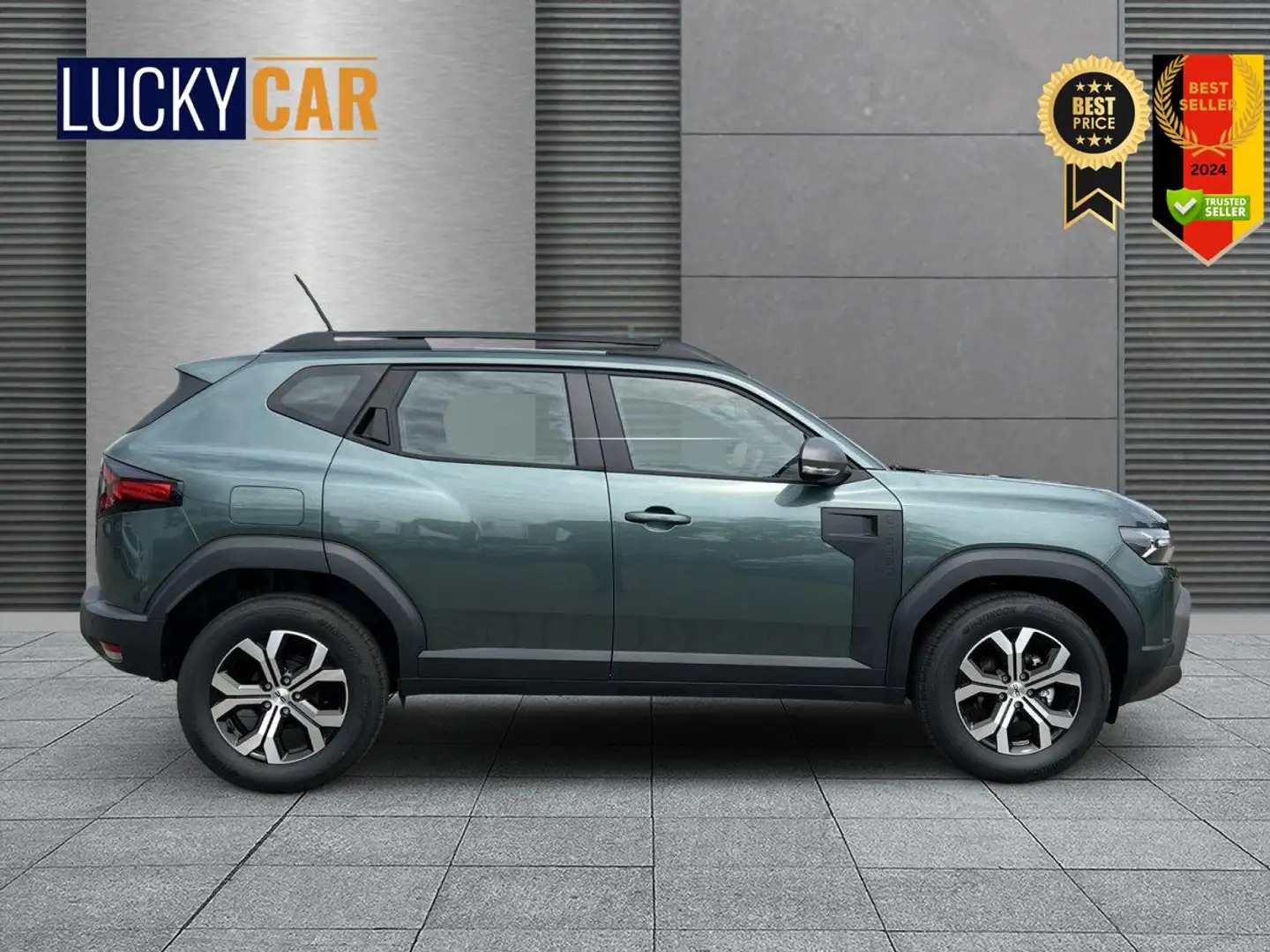Dacia Duster Expression TCe 100 ECO-G 74 kW (101 PS), Schalt... Grün - 2
