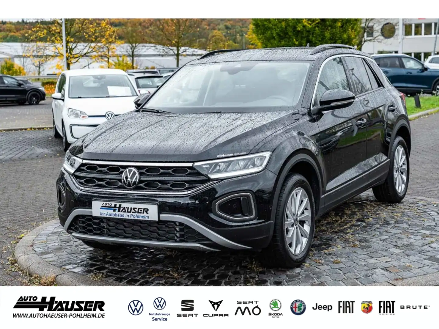 Volkswagen T-Roc Life 1.5 TSI DSG AHK NAVI KAMERA PARK ACC LED SITZ Schwarz - 1