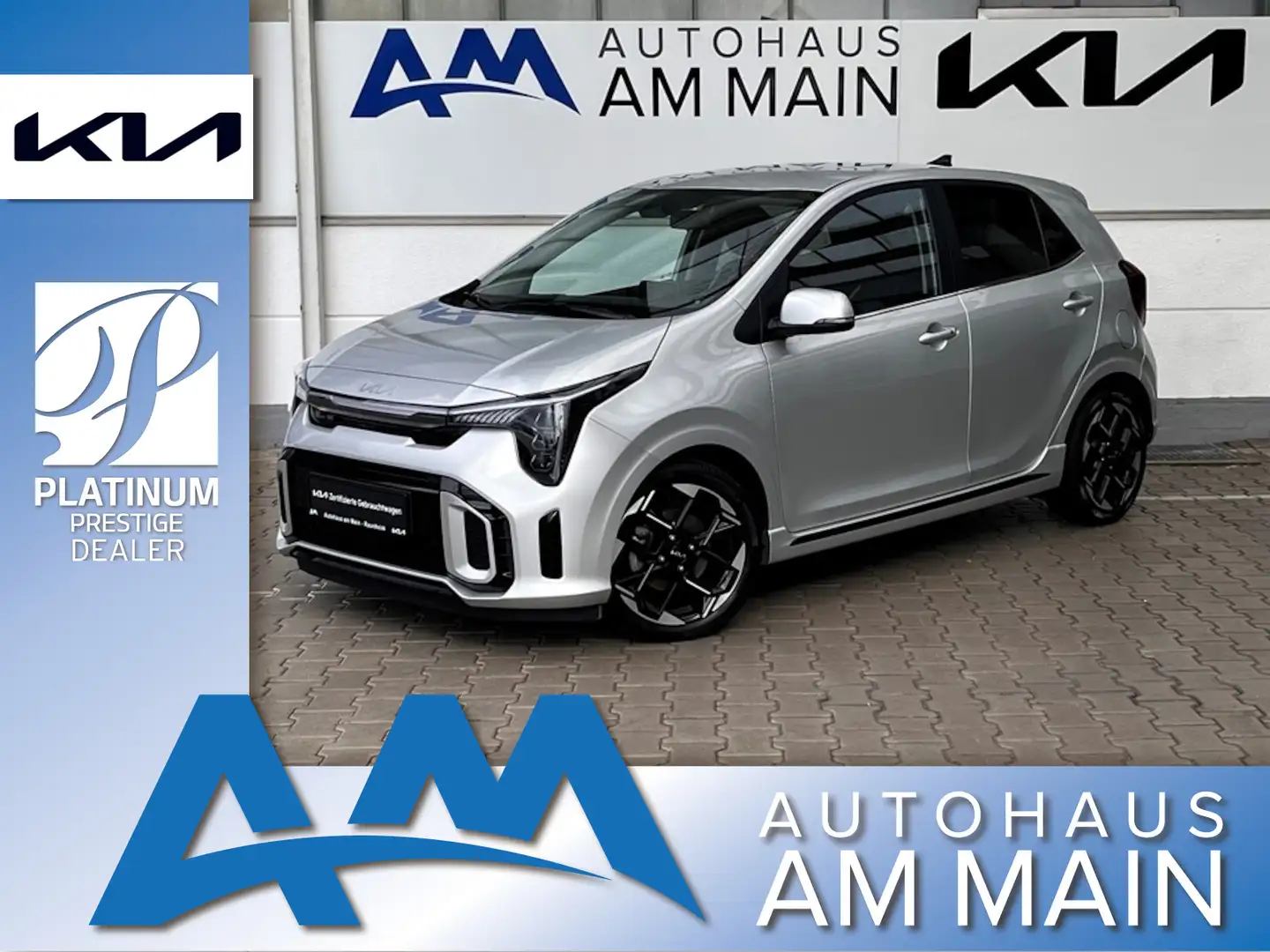 Kia Picanto 1.2 AMT GT-LINE | NAVI Silber - 1