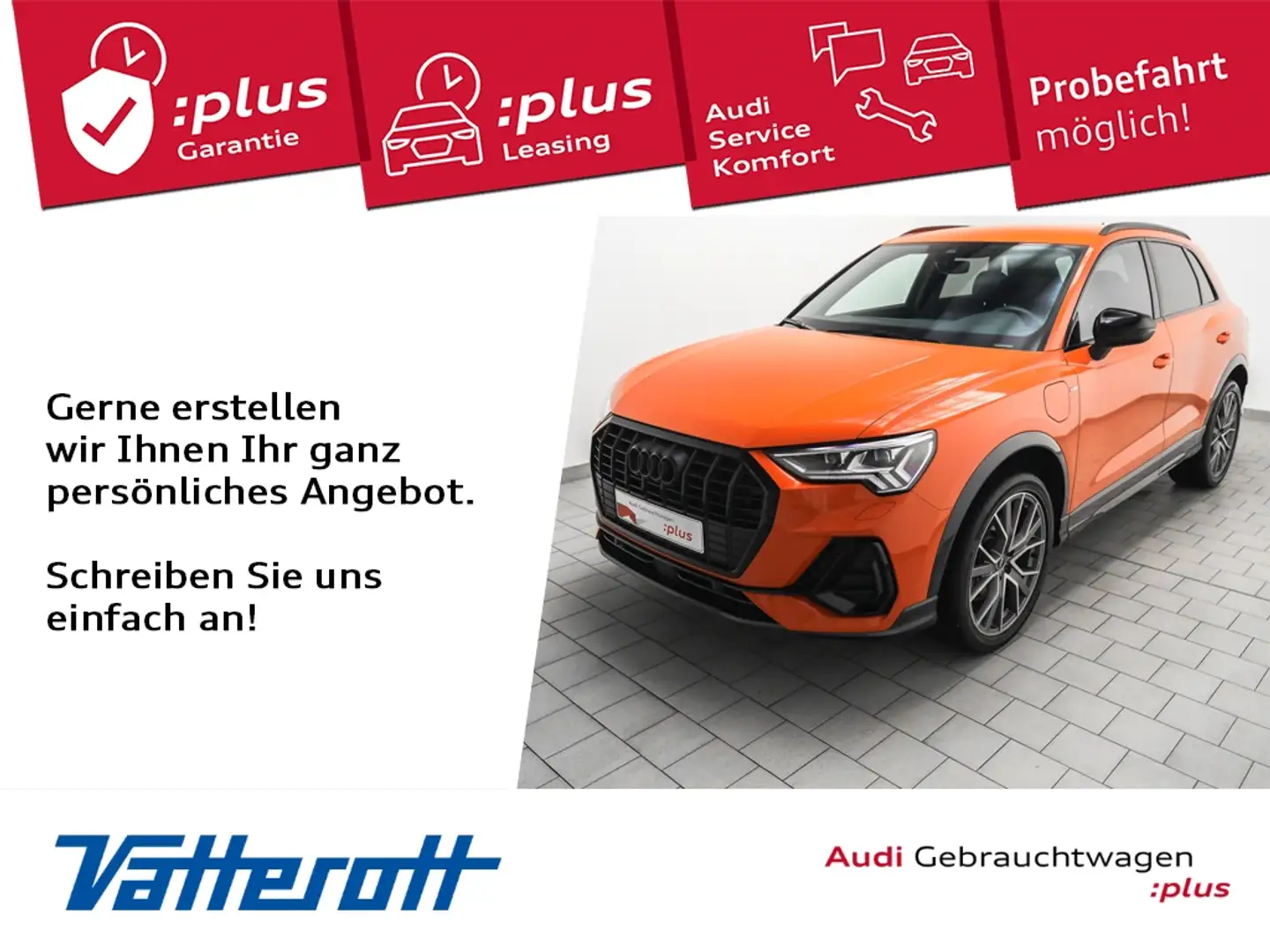 Audi Q3 45 TFSI e S line AHK Navi Kamera Orange - 1