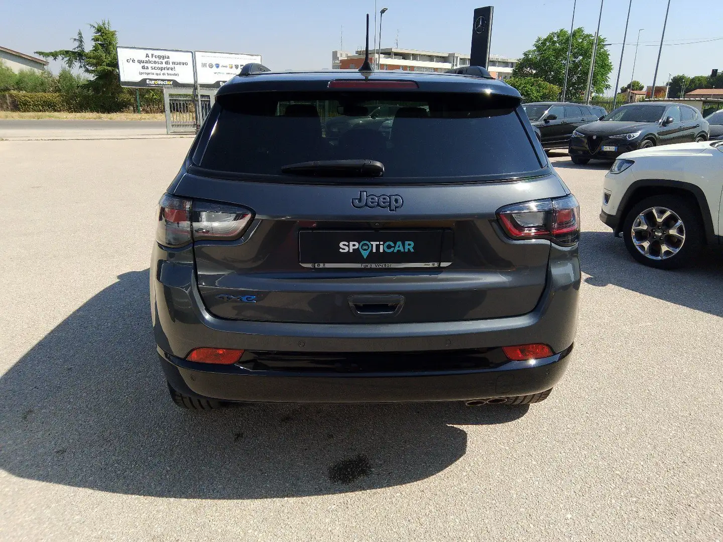 Jeep Compass 1.3 T4 190CV PHEV AT6 4xe 80° Anniversario Gris - 2