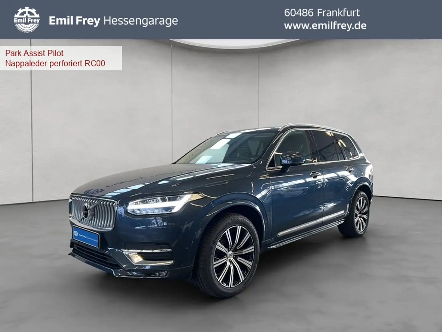 Volvo XC90 XC90 B5 AWD Inscription7S Luftf 360° Sitzbelüftung Blau - 1