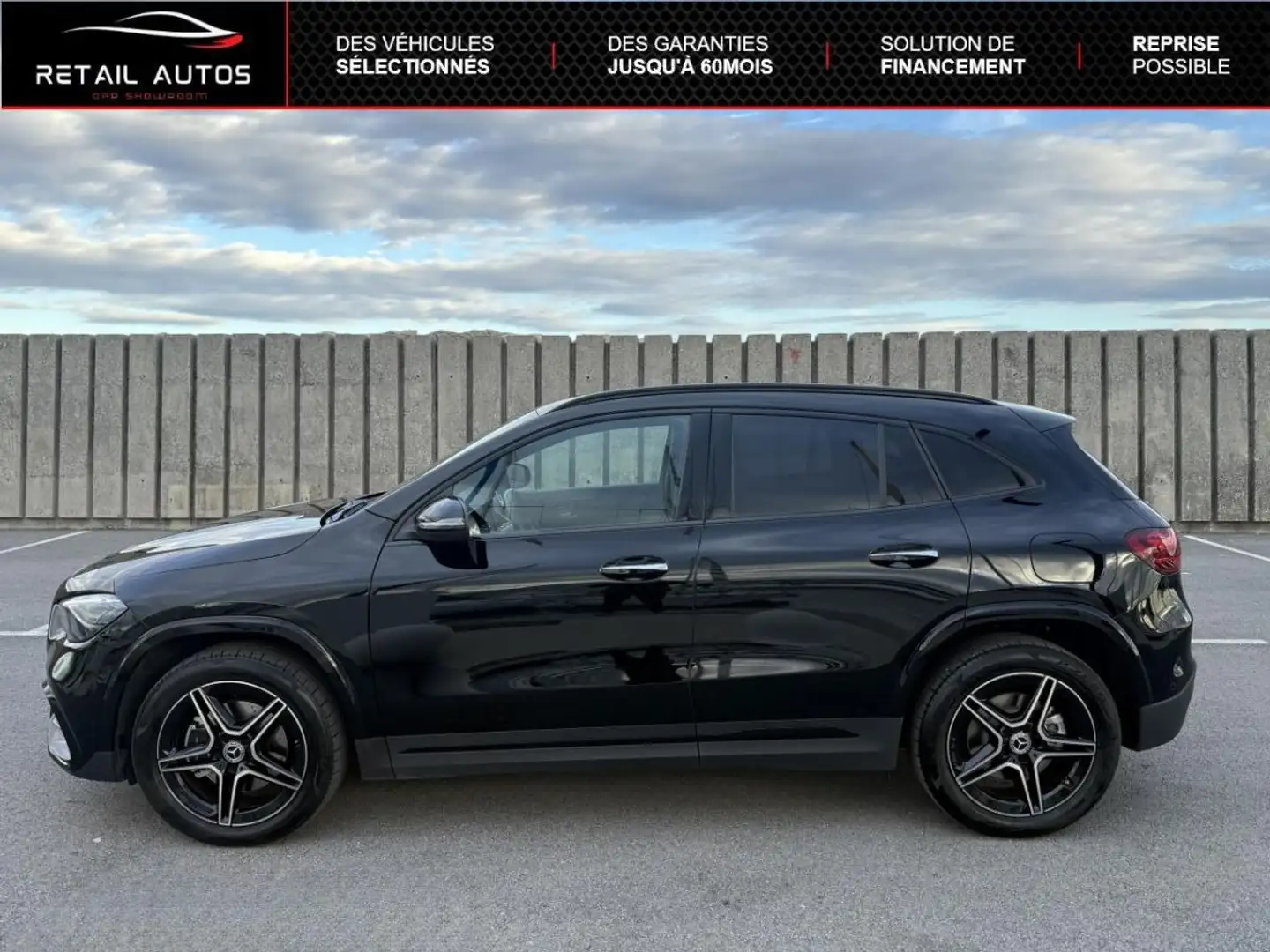 Mercedes-Benz GLA 250 250 e 218ch AMG Line 8G-DCT Zwart - 2