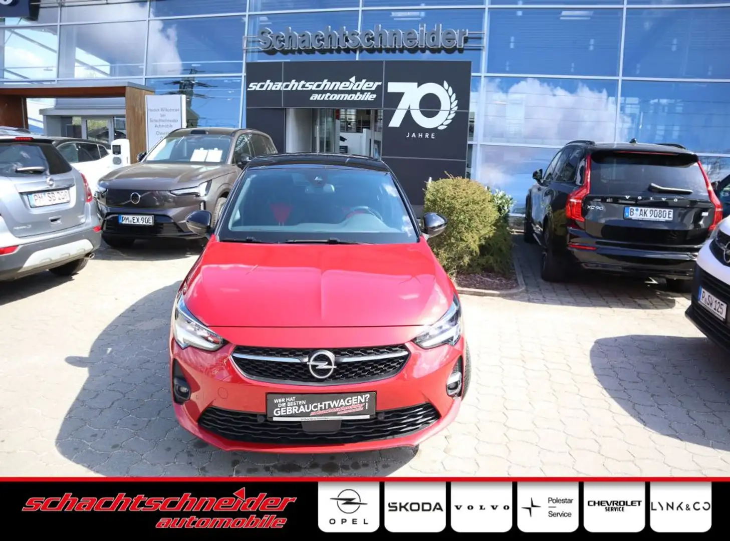 Opel Corsa GS Line 1.2 Turbo+Allwetter+Kamera+LED Rouge - 1