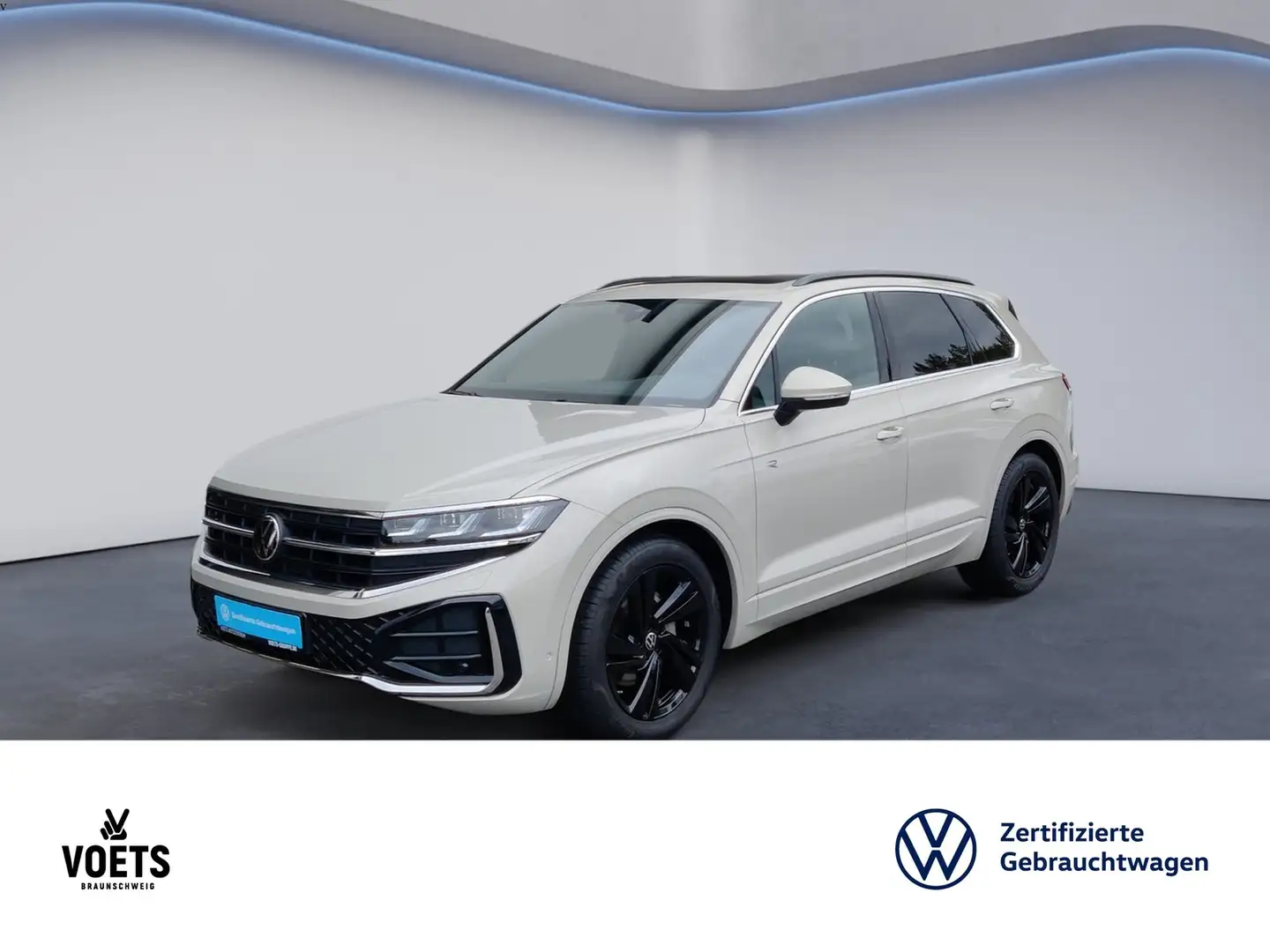 Volkswagen Touareg R-Line 3.0 TDI 4Motion Tiptronic STANDHZG+PANO+AHK Beige - 1
