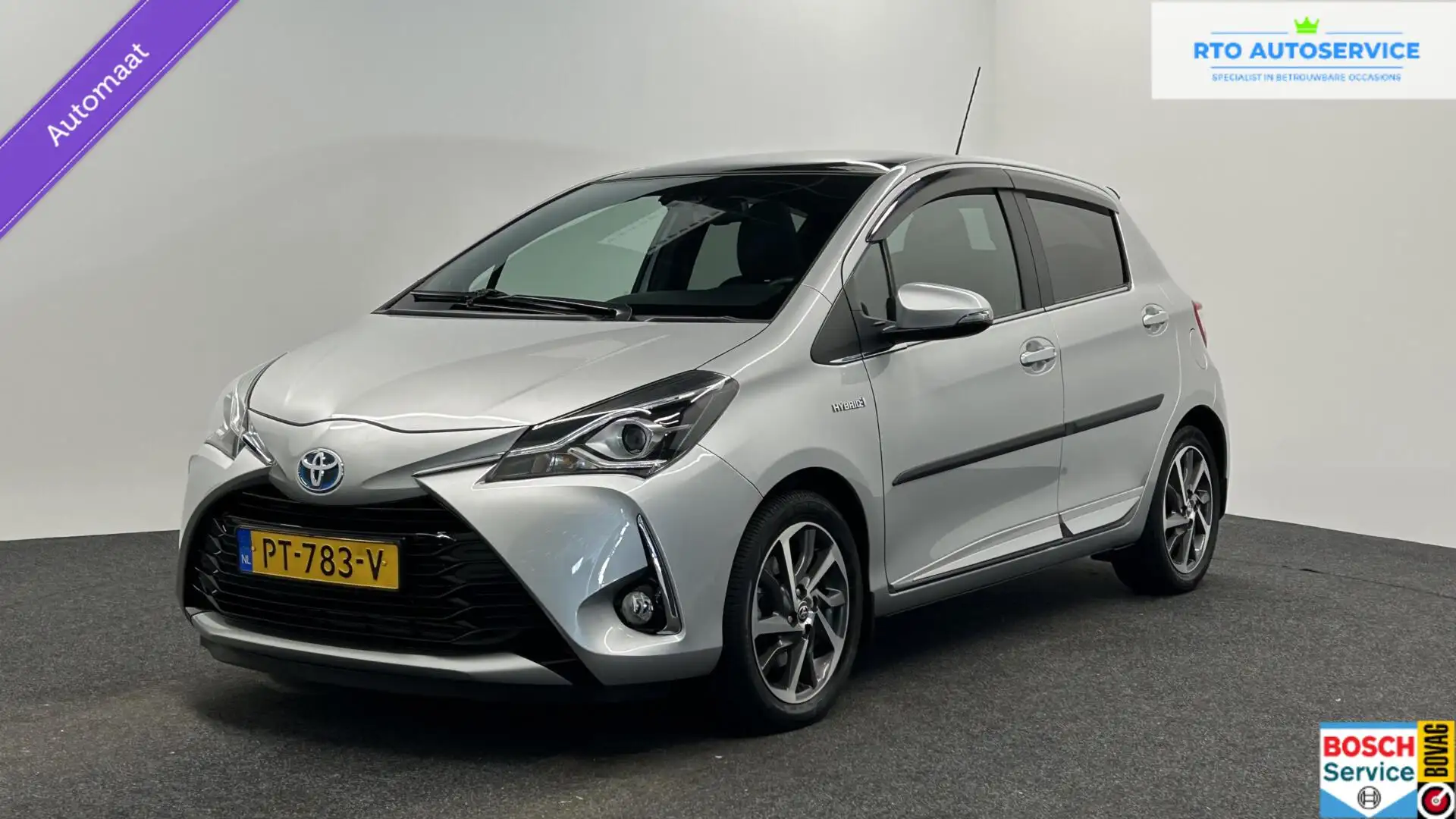 Toyota Yaris 1.5 Hybrid Premium PANO CAMERA 37000 KM LM ECC CRU Gris - 1