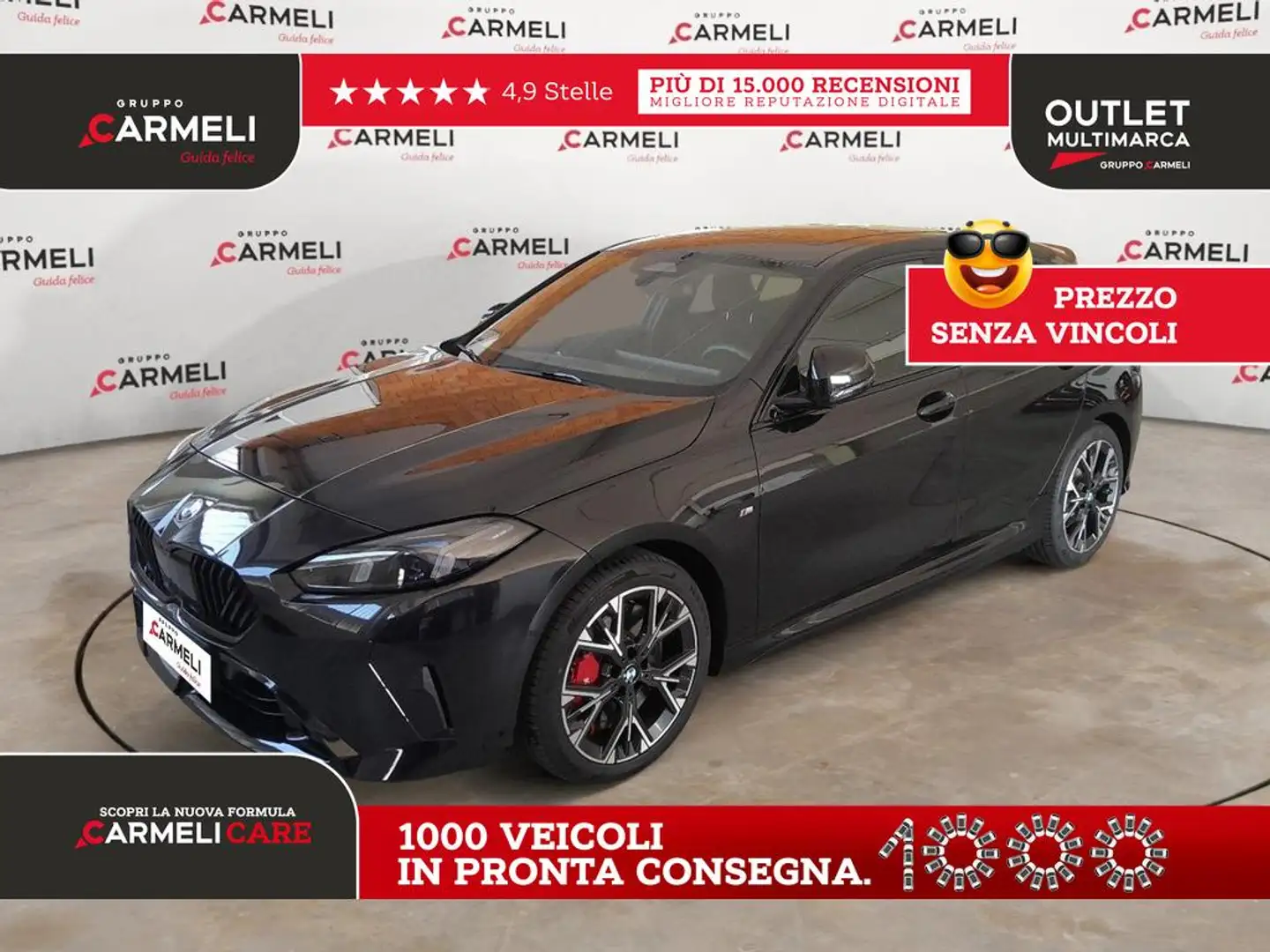 BMW 120 48V MSport Pro auto TETTO-HARMAN KARDON Nero - 1