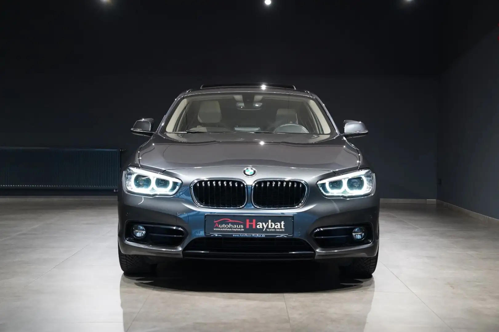 BMW 120 i Sport Navi-LED-Leder-GSD-M Sport Lenk Grau - 2