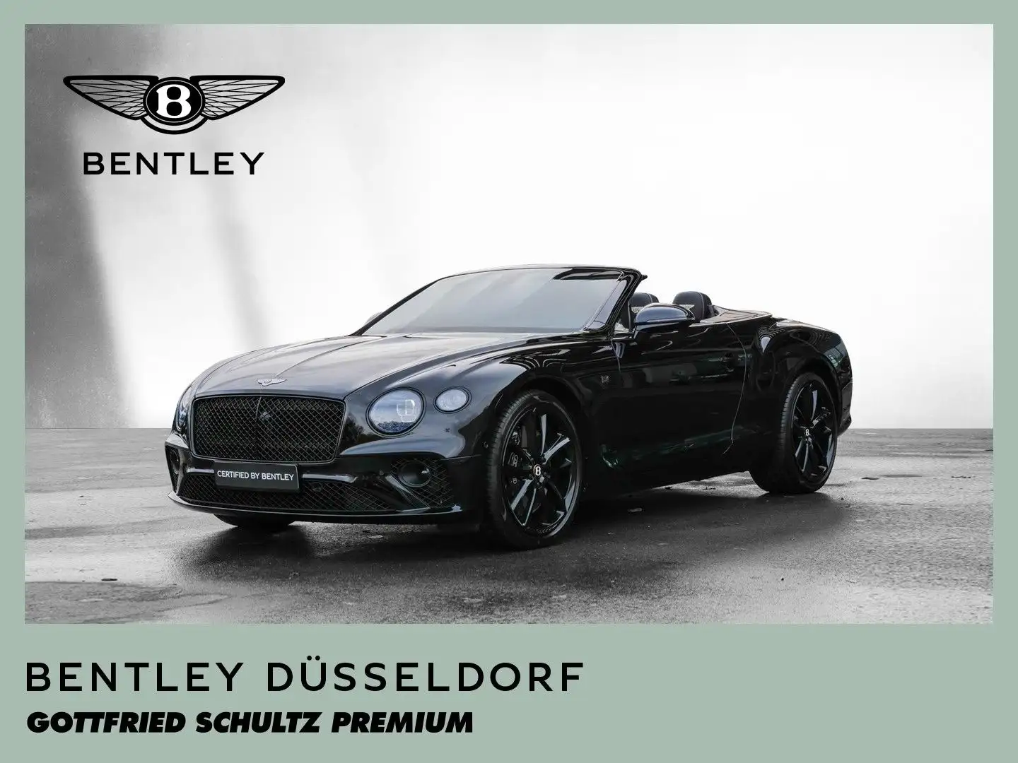 Bentley Continental GTC W12 // BENTLEY DÜSSELDORF Schwarz - 1