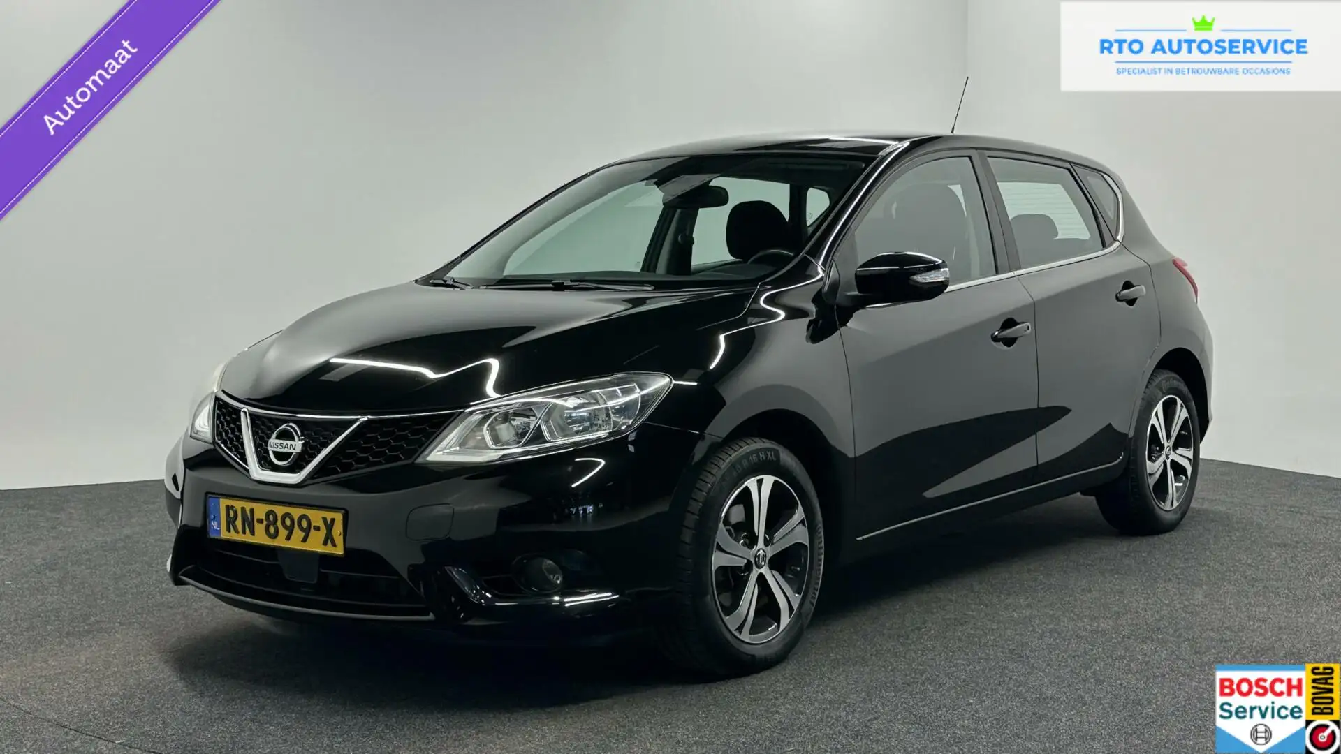 Nissan Pulsar 1.2 DIG-T Business Edition CRUISE LM 69000 KM Zwart - 1