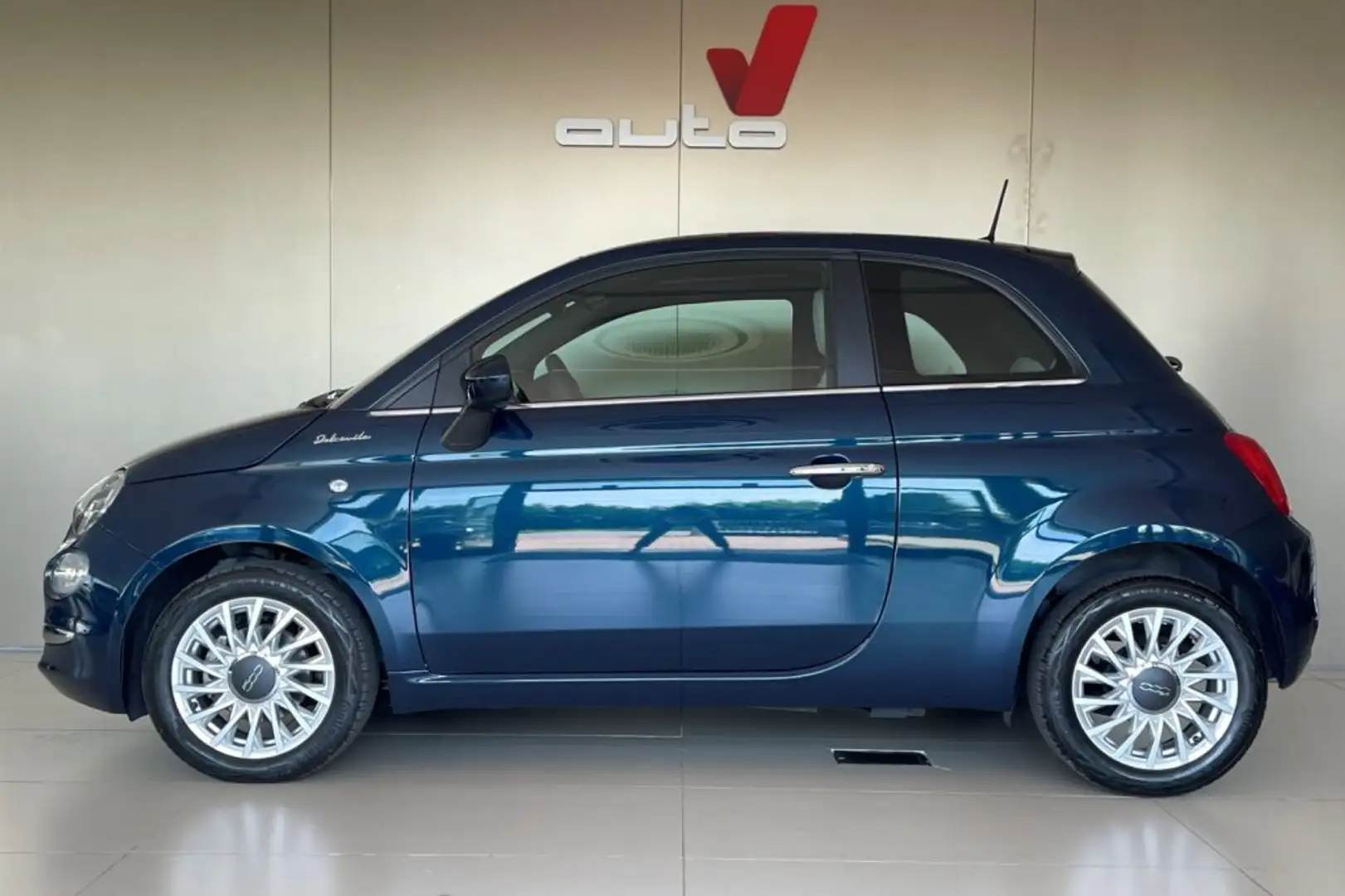 Fiat 500 1.0 Hybrid Dolcevita +TETTO PANORAMA +SENS POST Bleu - 1