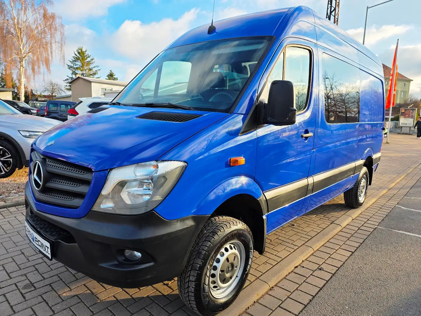 Mercedes-Benz Sprinter L2H2 316 CDI 4X4 , Stand- + Sitzheizg. Bleu - 2