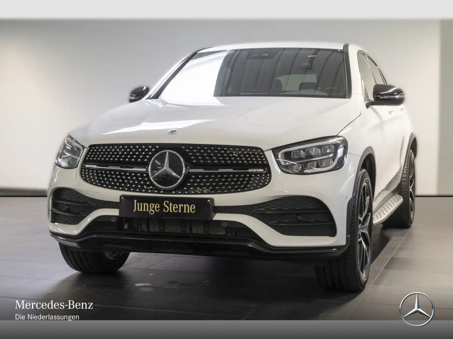 Mercedes-Benz GLC 300 e Coupé 4M AMG+NIGHT+AHK+LED+KAMERA+SPUR Blanc - 2
