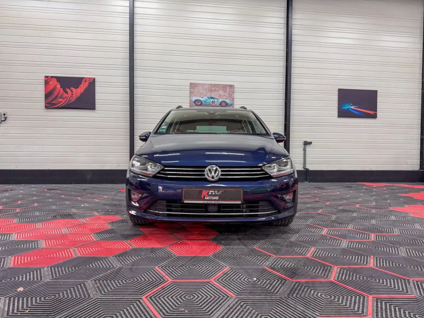 Volkswagen Golf Sportsvan 2.0TDI 150 DSG CARAT Bleu - 2