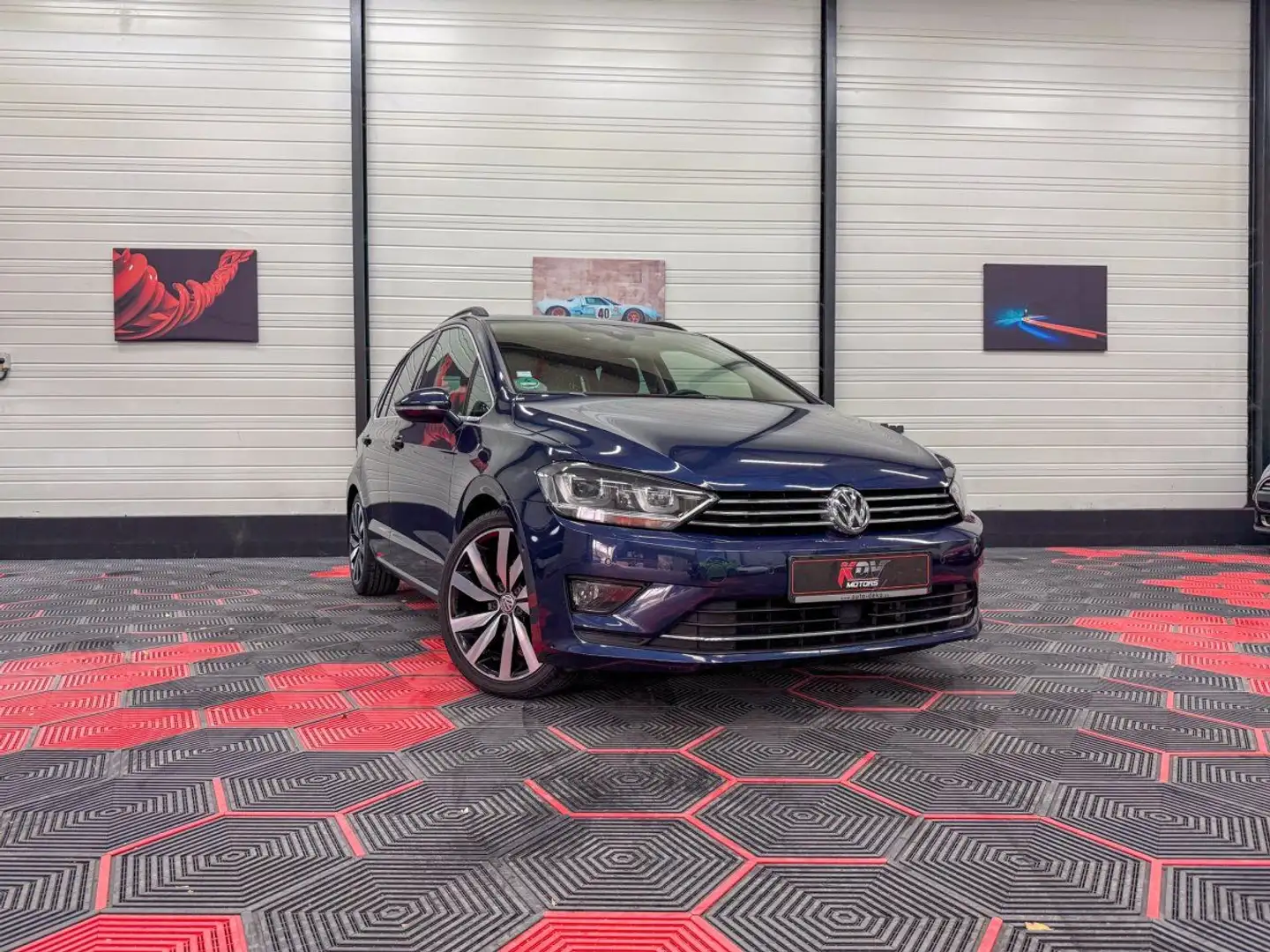 Volkswagen Golf Sportsvan 2.0TDI 150 DSG CARAT Bleu - 1