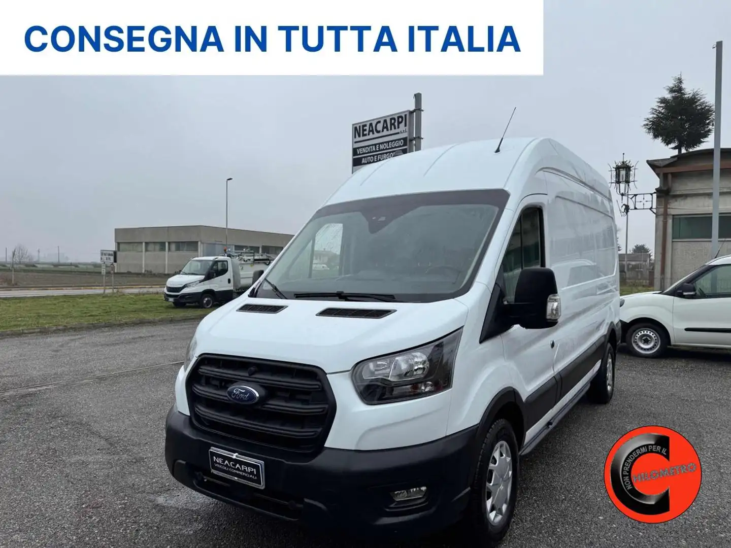 Ford Transit 350 2.0TDCi(L3H3)SENSORI-CRUISE-ASSISTENZA FRENATA Bianco - 1
