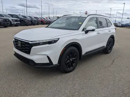 White 2025 Honda CR-V Sport AWD SUV / Crossover Continuously Variable Transmission