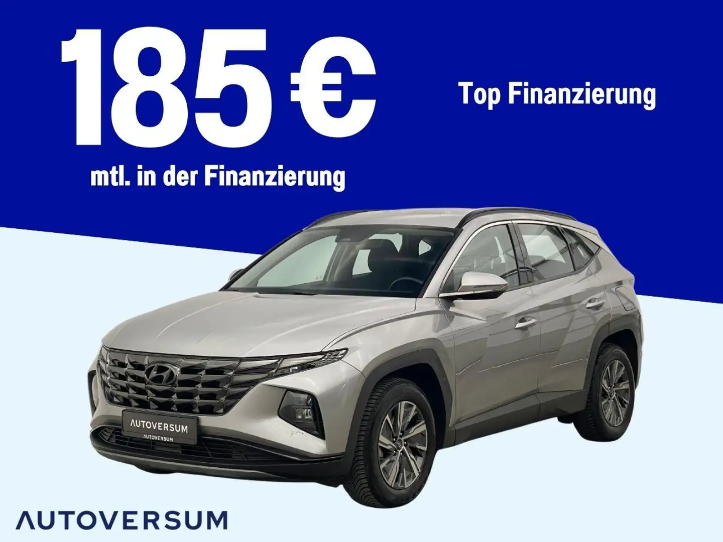 Hyundai TUCSON 1.6 T-GDI Select Hybrid NAVI*SHZ*KAM*PDC Argent - 1