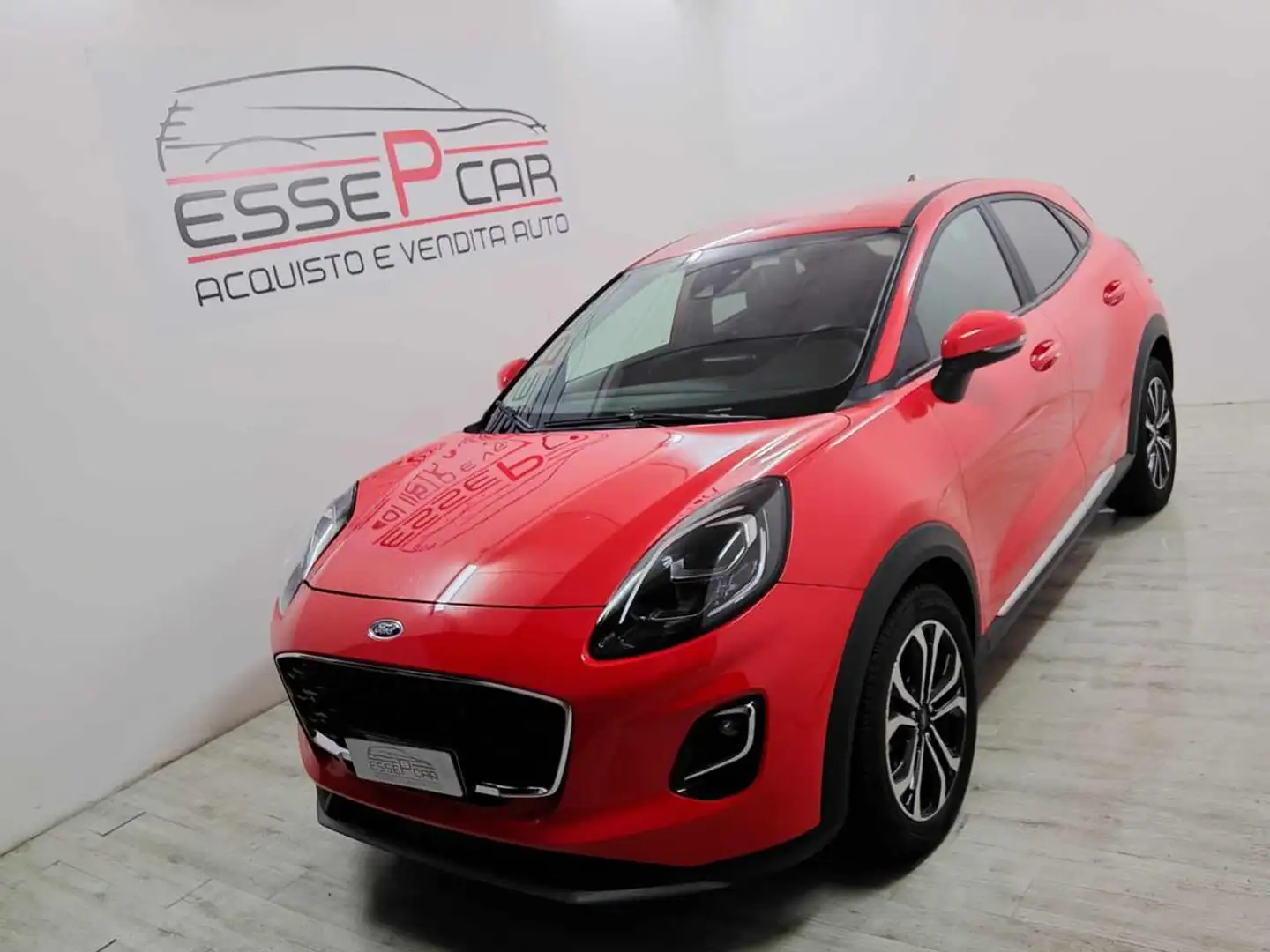 Ford Puma 1.0 EcoBoost Hybrid ST-Line 28.000KM Rood - 1