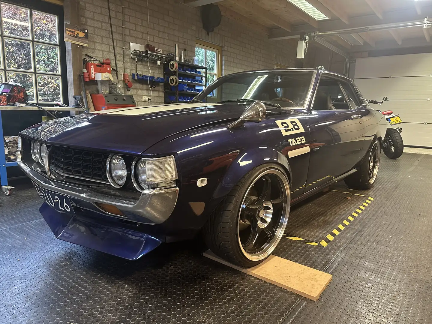 Toyota Celica Celica TA23 met 5M-GE Supra motorblok Paars - 1