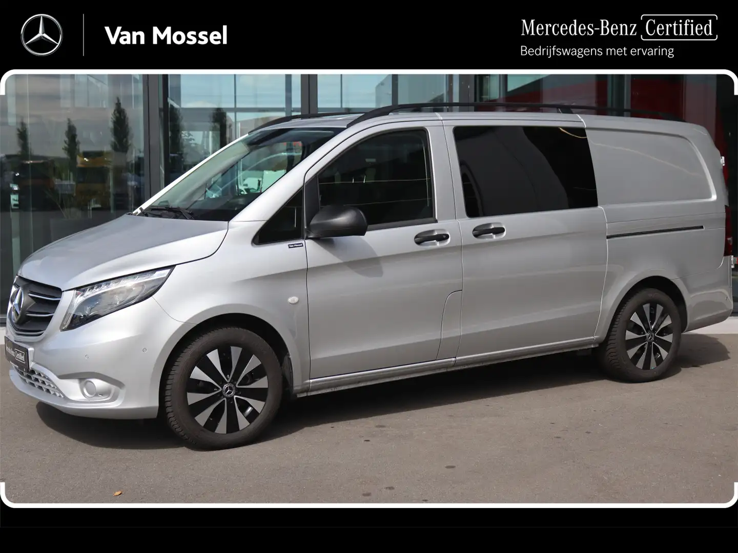 Mercedes-Benz Vito 116 CDI Aut. Dub Cab.|AIRCO/CAMERA/LED/2xSCHUIFD.| Gris - 1